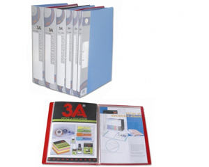 Mape ar 100 kabatim, A4, balta